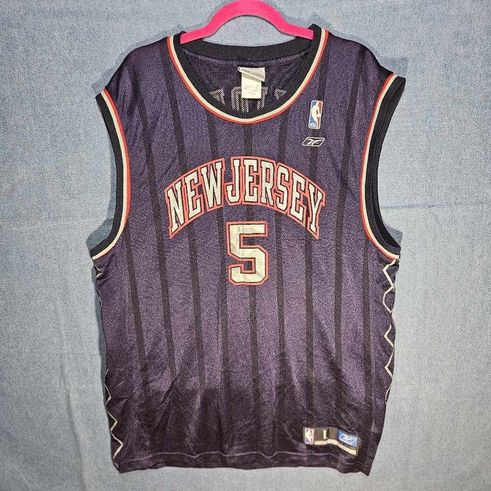 Vintage Reebok Jason Kidd New Jersey Nets Jersey – Size Large – Made in Korea